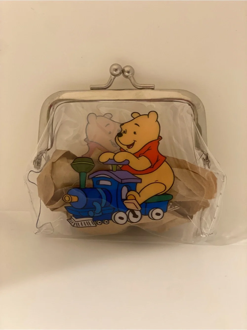 Pooh Kiss-lock Coin Pouch - Brand New
